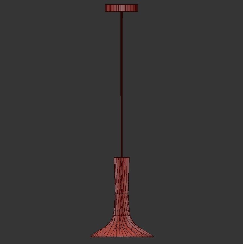 SOUND two pendant lights with shade 3D model_1