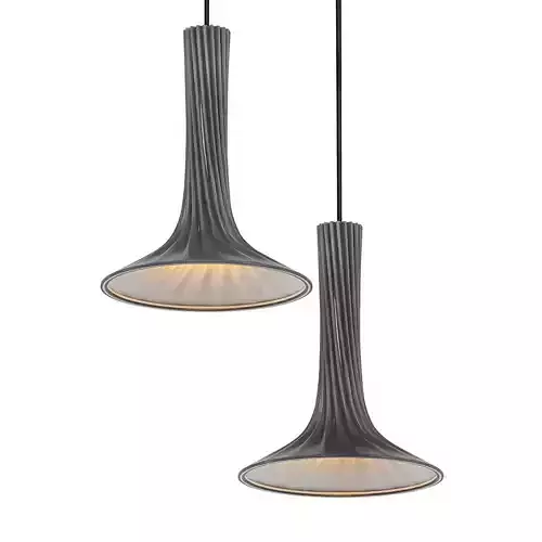 SOUND two pendant lights with shade