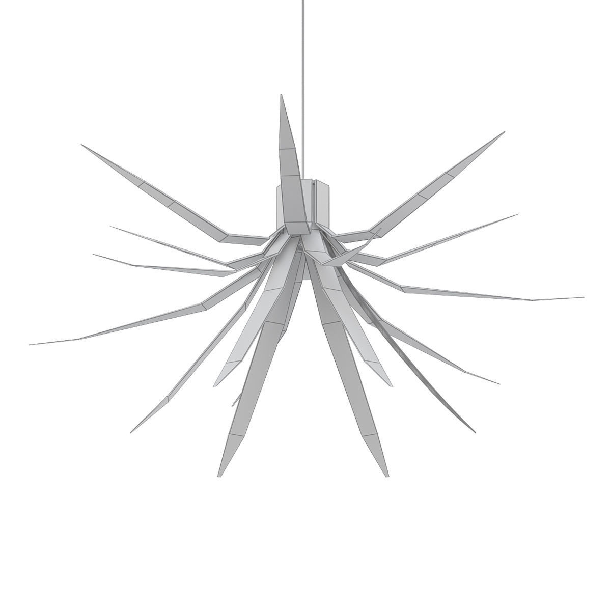 Iris Pendant 3D model_4