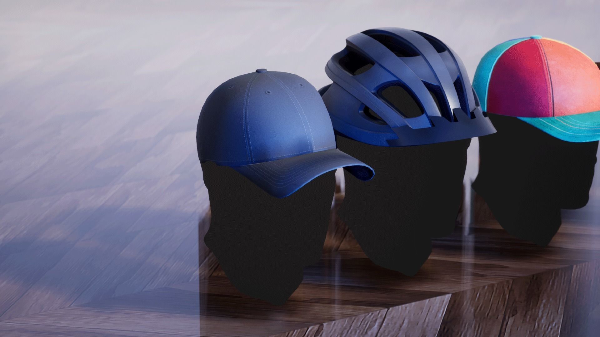 3D model Hats And Caps 10 Props VR / AR / low-poly | CGTrader