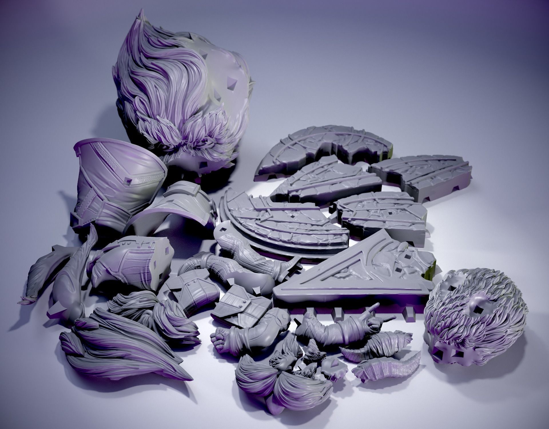 Arcane Fanart - Heimerdinger and his Poro 3d print figurine 3D print model_12