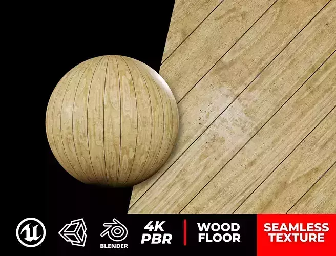 PBR Wood Texture Seamless 4K Photorealistic 15 - Archviz - Games