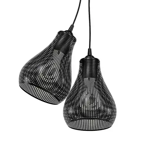 Kayan pendant lamp with shade