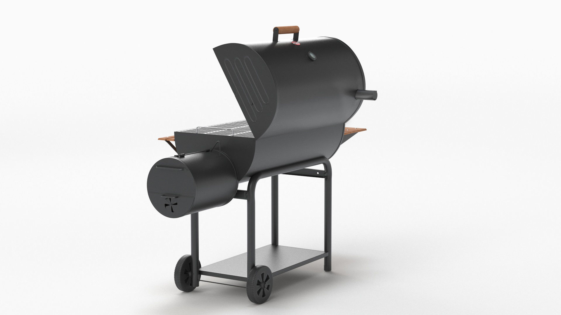 Char-Griller 2137 Outlaw Charcoal Grill 3D model_29