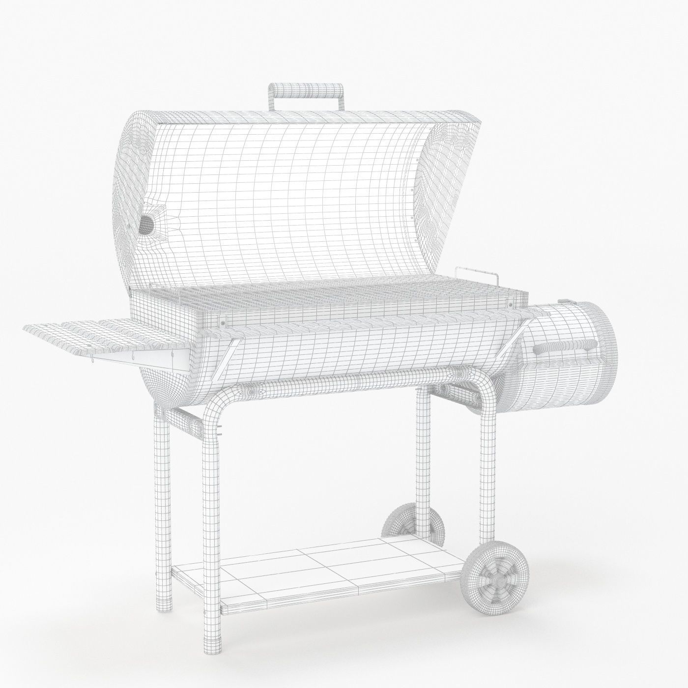 Char-Griller 2137 Outlaw Charcoal Grill 3D model_37