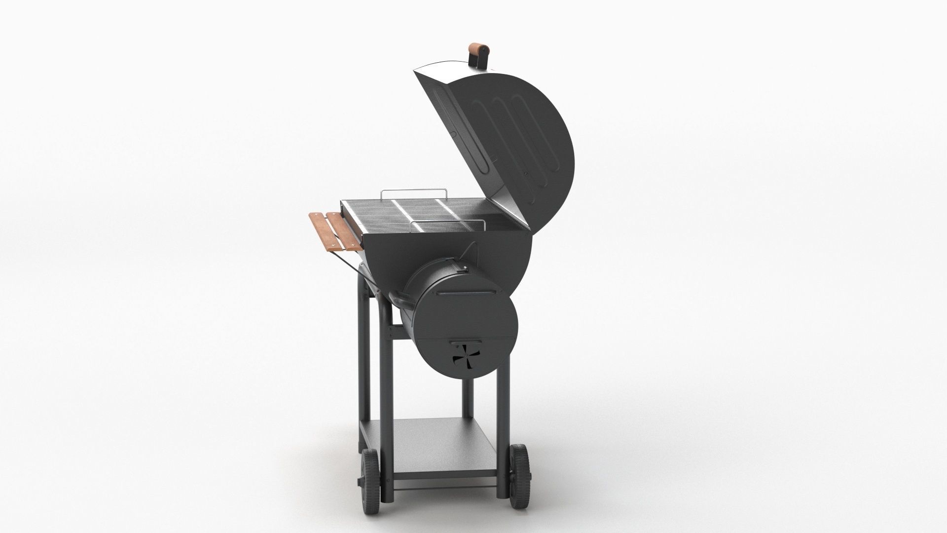Char-Griller 2137 Outlaw Charcoal Grill 3D model_31