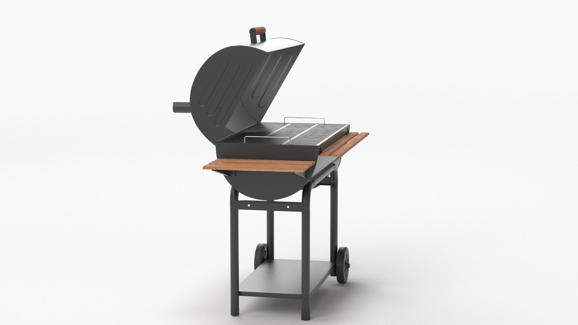 Char-Griller 2137 Outlaw Charcoal Grill 3D model_21