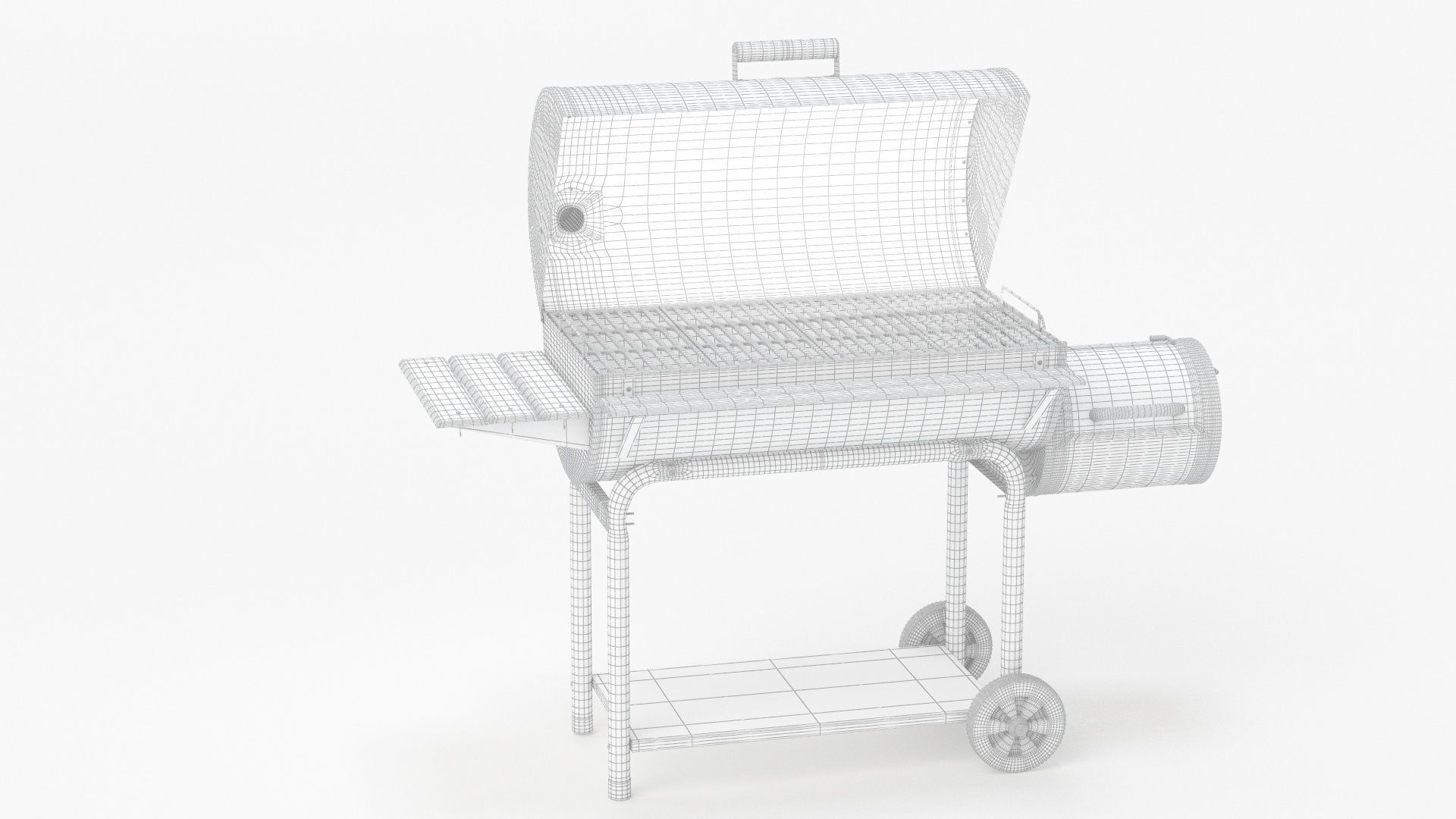 Char-Griller 2137 Outlaw Charcoal Grill 3D model_10