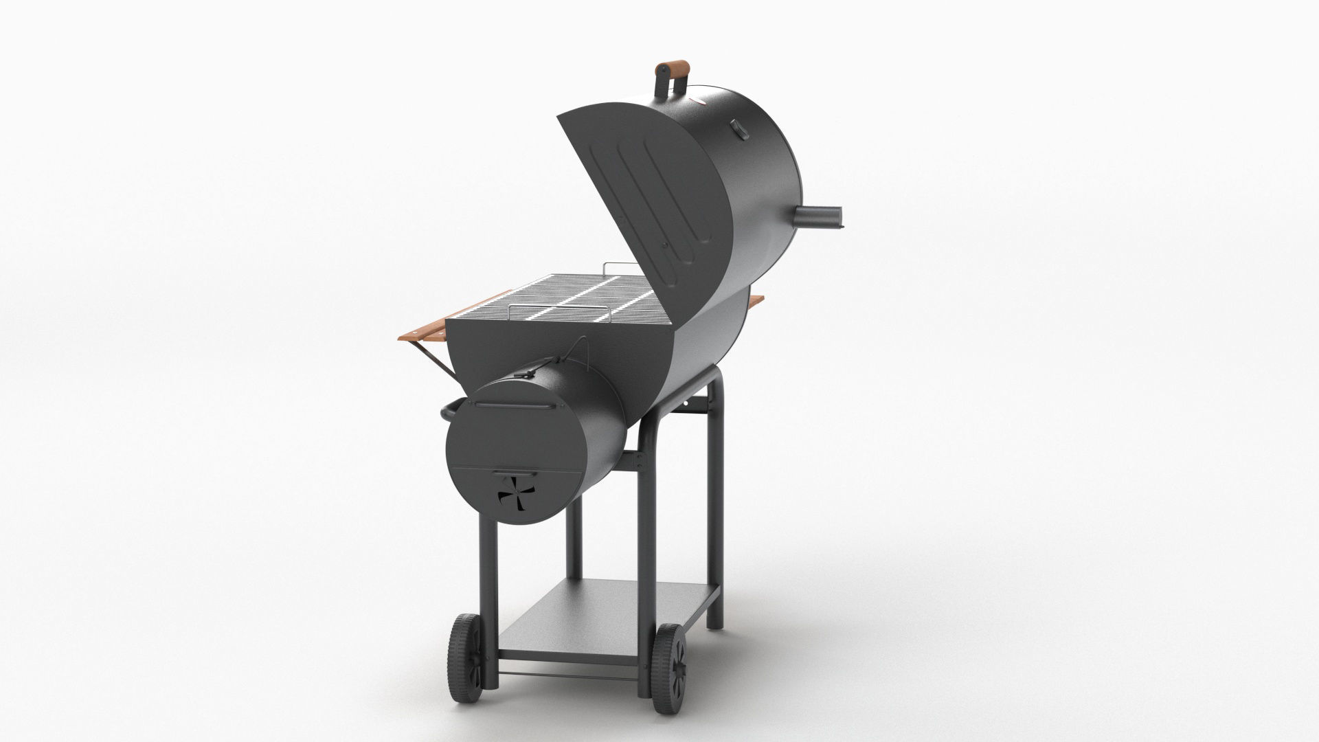 Char-Griller 2137 Outlaw Charcoal Grill 3D model_30