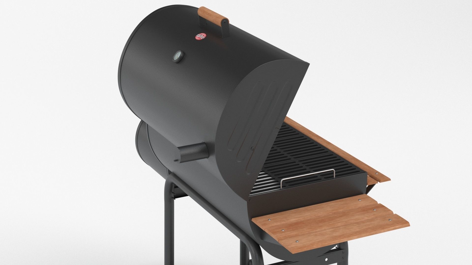 Char-Griller 2137 Outlaw Charcoal Grill 3D model_3