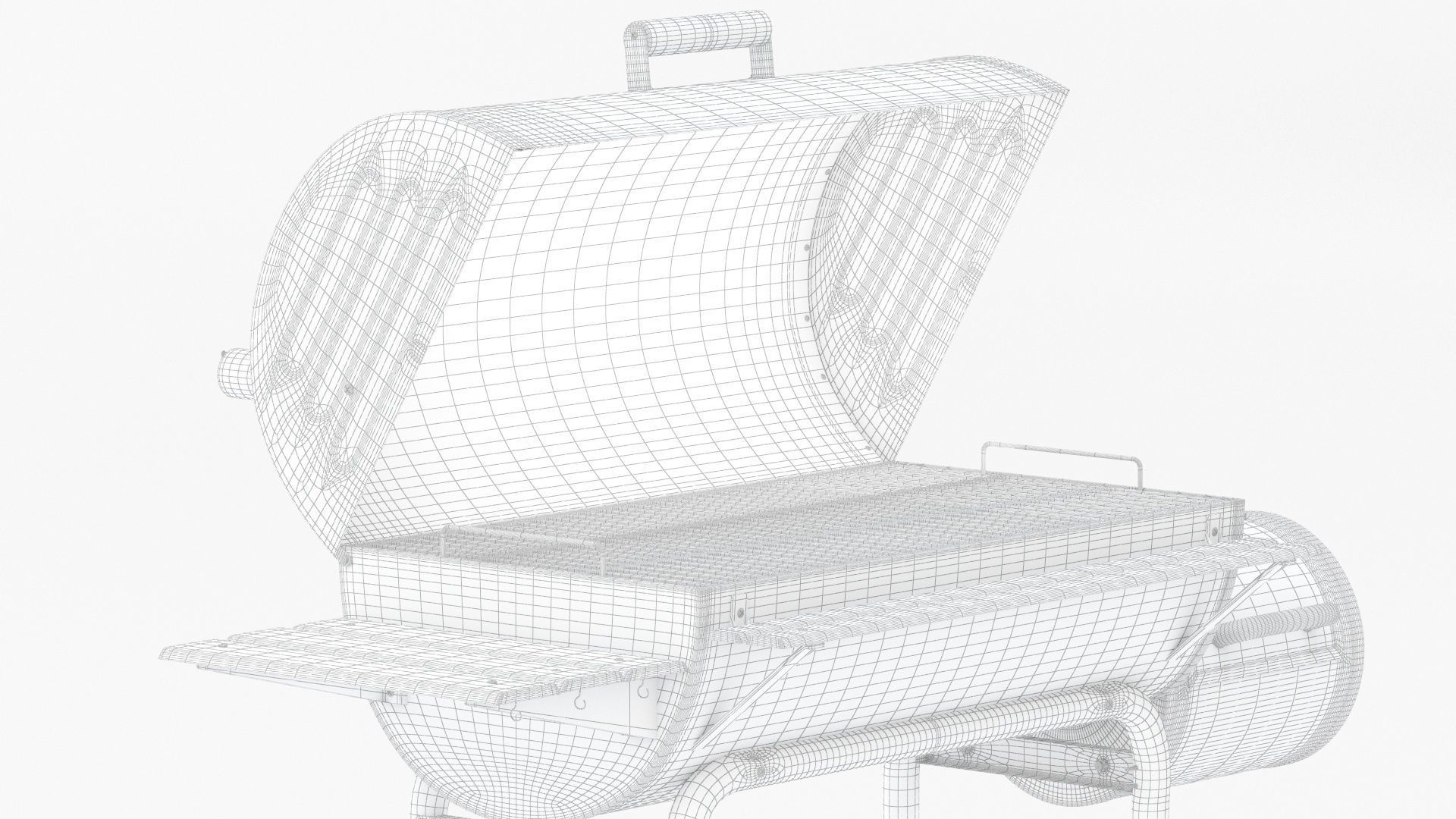 Char-Griller 2137 Outlaw Charcoal Grill 3D model_15