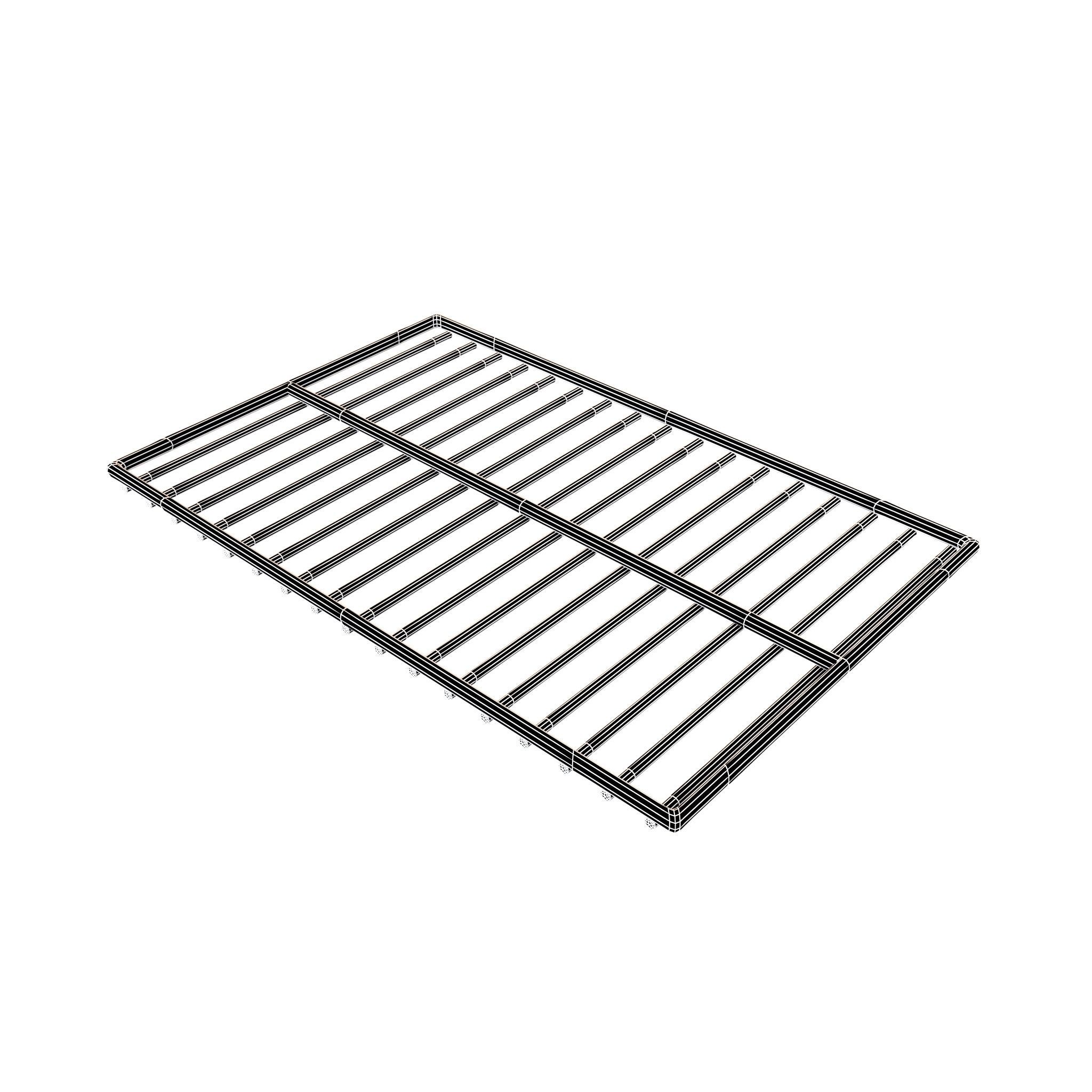 Barbecue Wire Mesh v1 001 Low-poly 3D model_4