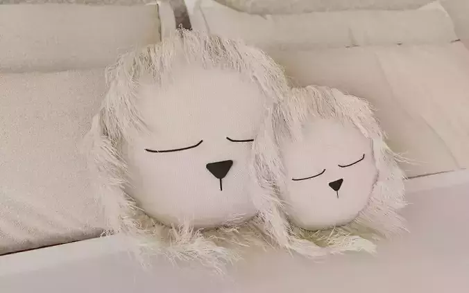 Lion Cushion by Ila y Ela