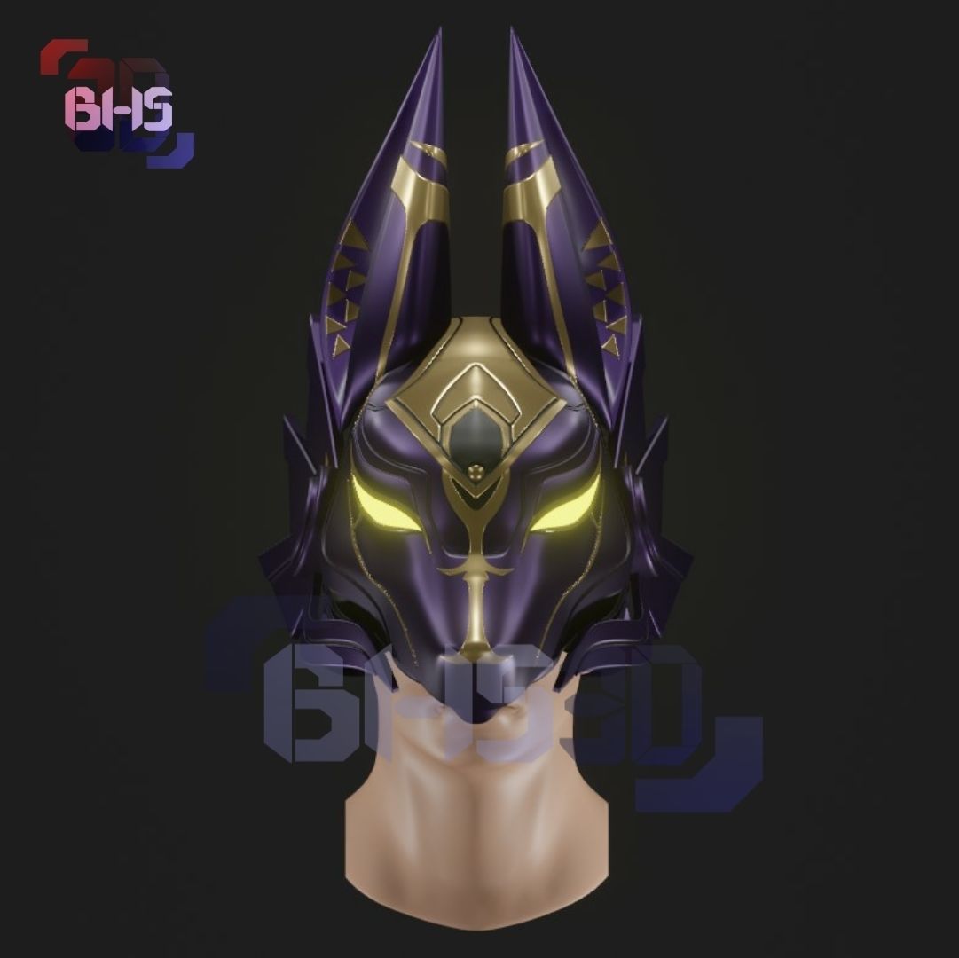 Cyno Helmet Burst mode version 3D print model_4