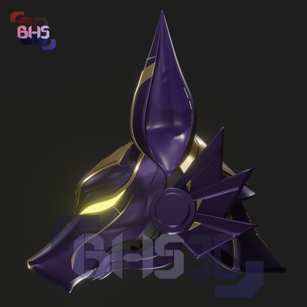 Cyno Helmet Burst mode version 3D print model_2