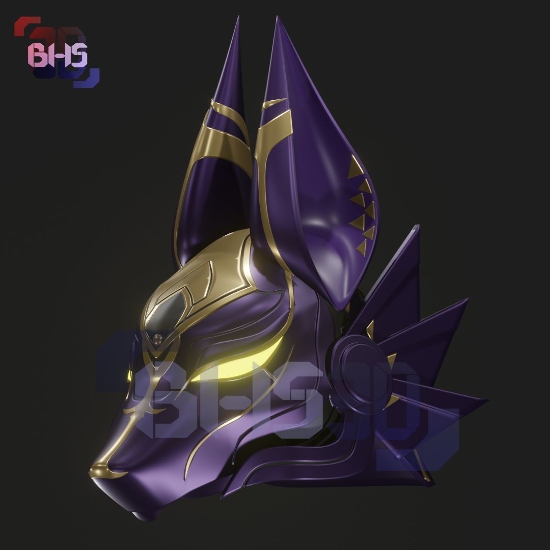 Cyno Helmet Burst mode version 3D print model_1