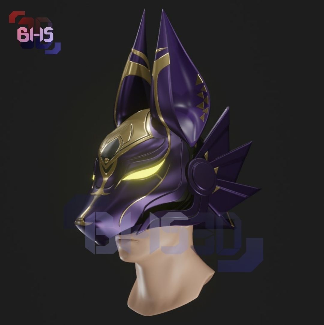 Cyno Helmet Burst mode version 3D print model_6