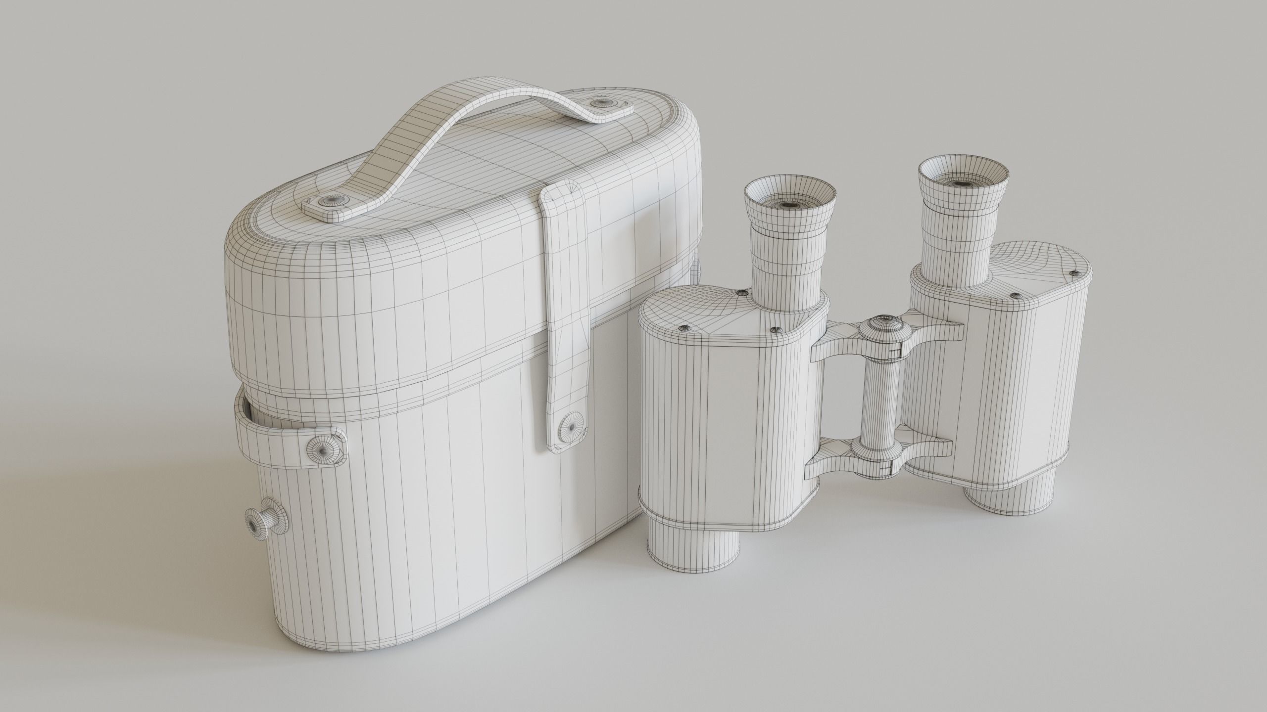 WWI Binoculars 3D model_13