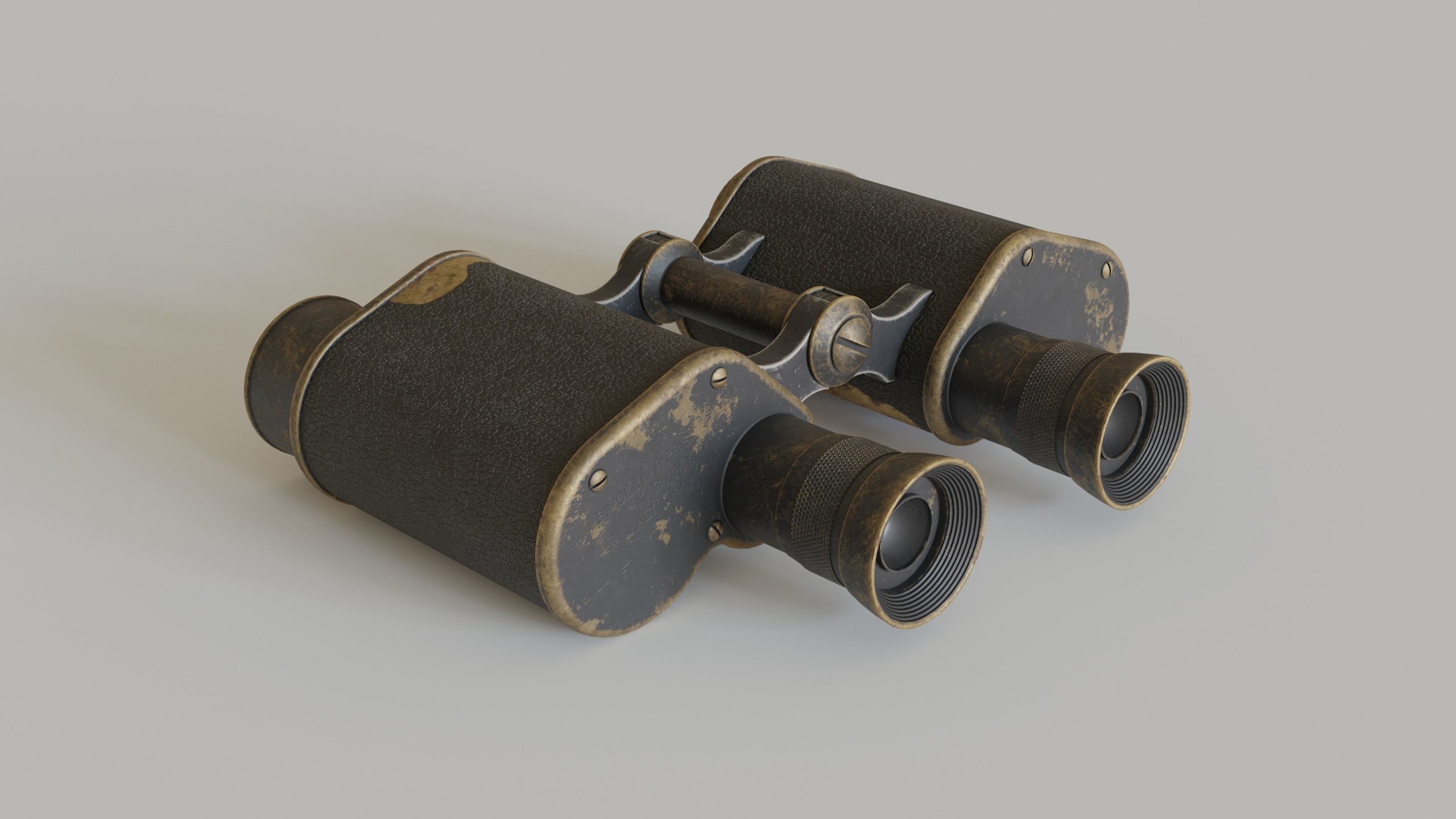 WWI Binoculars 3D model_3