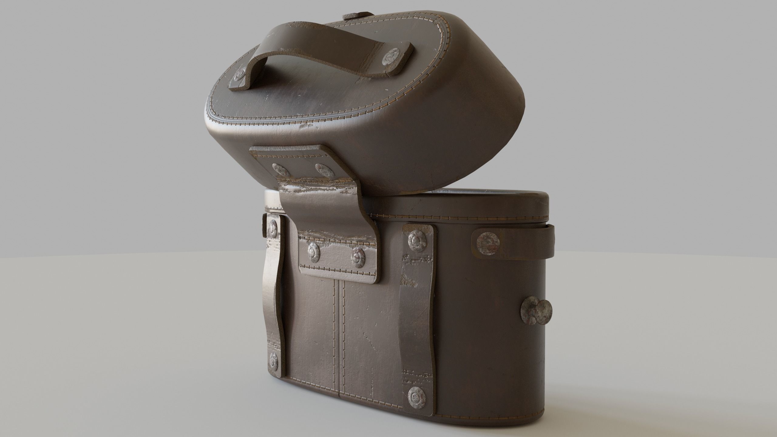 WWI Binoculars 3D model_11