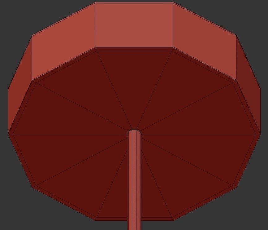 Lennon chandelier with six lights 3D model_3