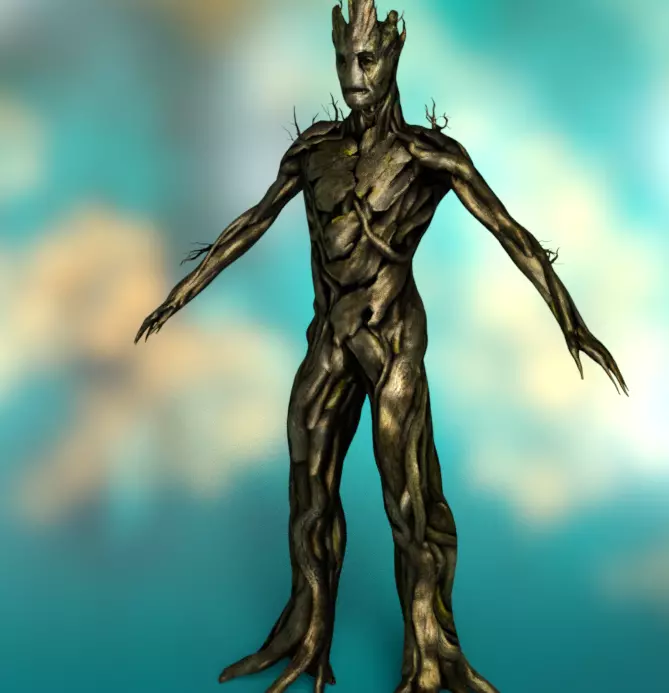 Groot 3D Accessories 3D model_0
