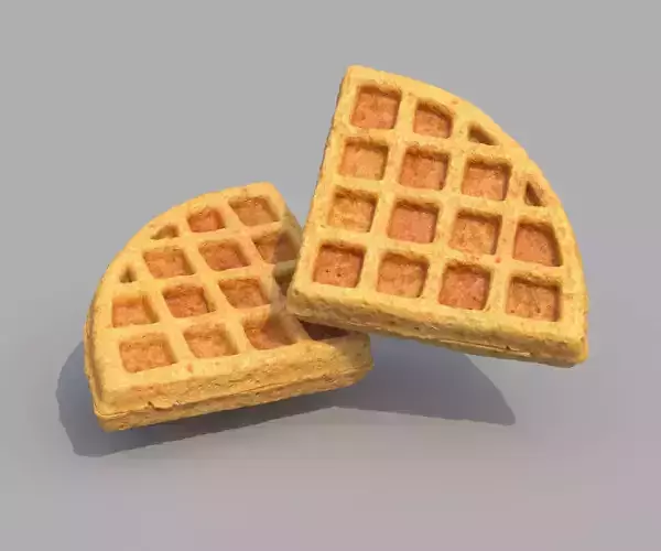Waffle waffles 3D model