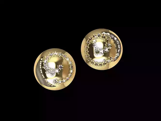 diamond fashion jali earrings