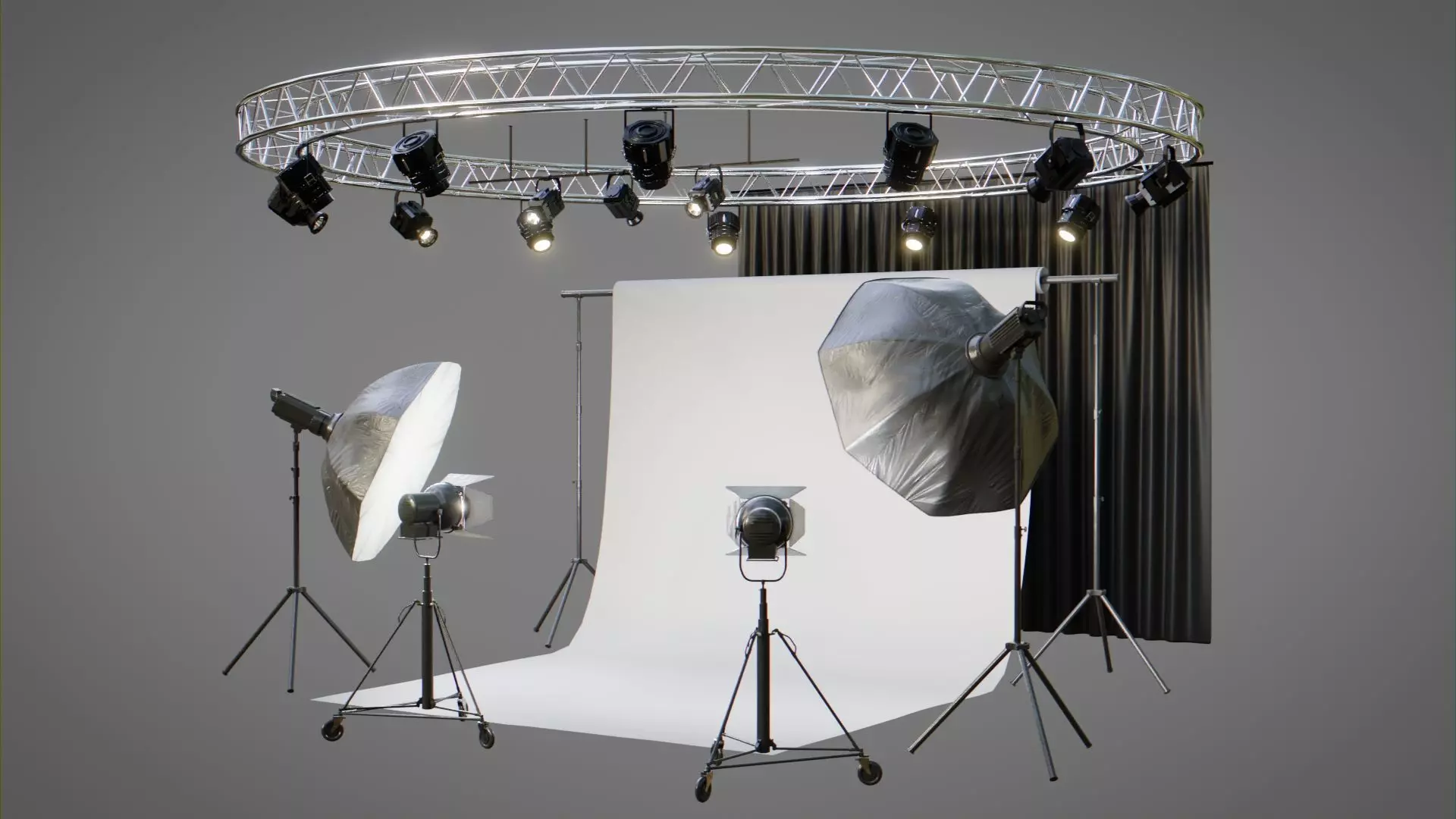 Photo Studio 3D Pack 3D model