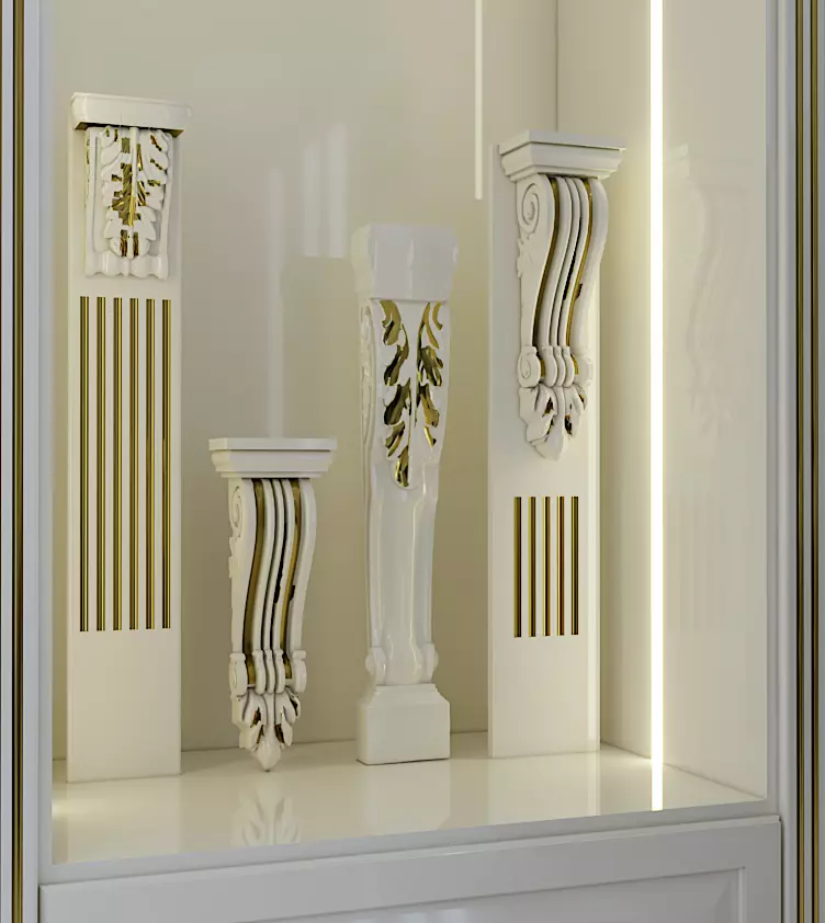 classic column 3D model_0