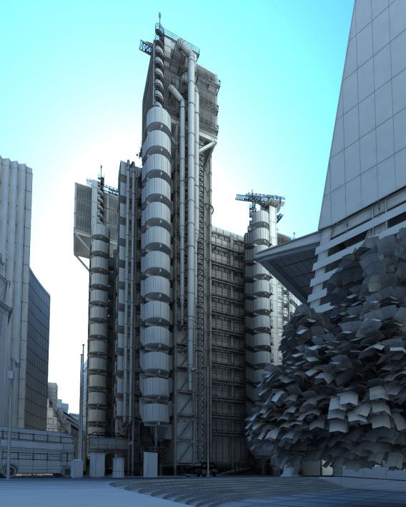 Photorealistic Skyscraper Collection 3D model_8