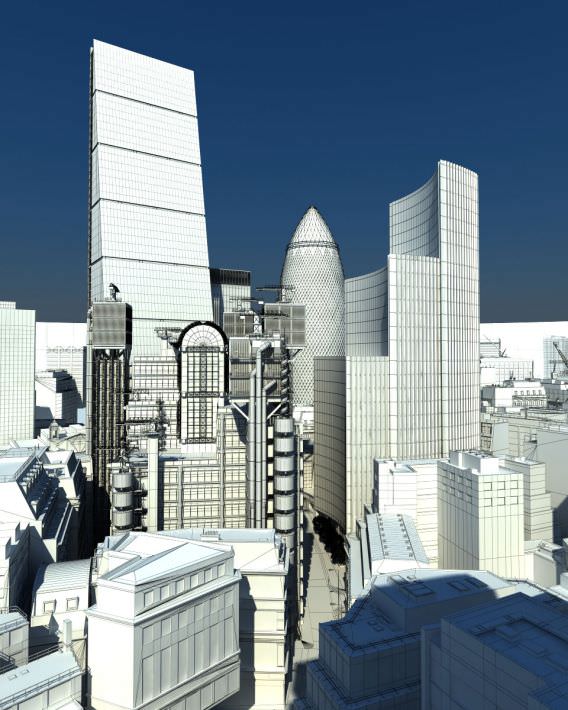 Photorealistic Skyscraper Collection 3D model_3