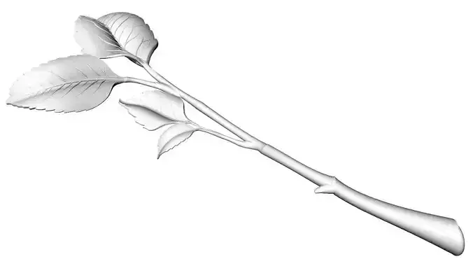 Leaves Branch 3D model