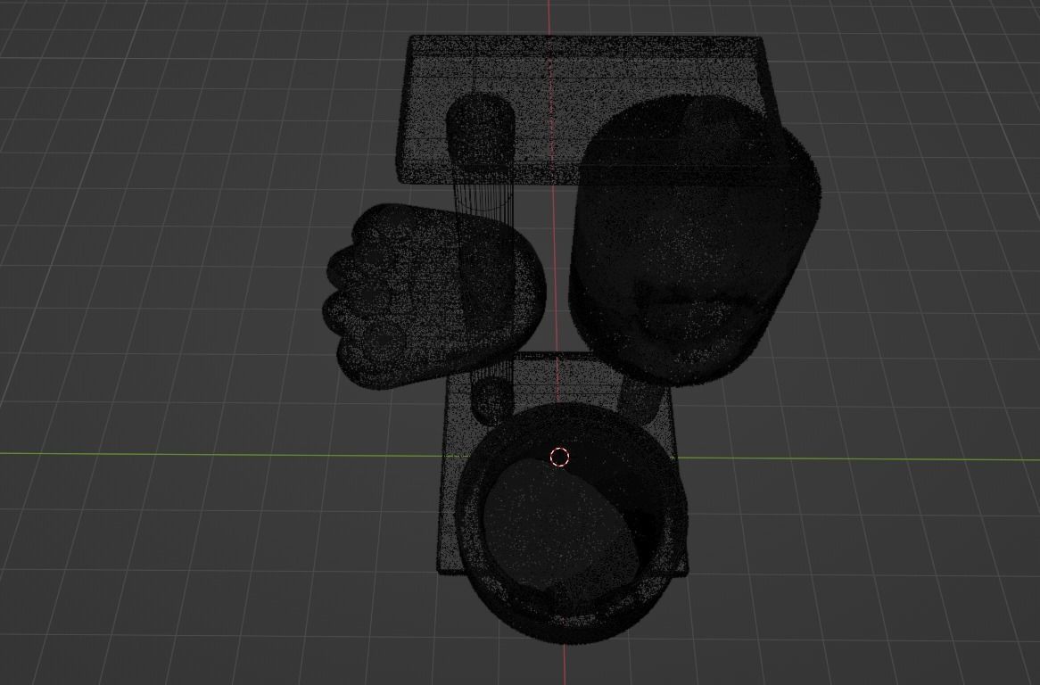 Cat Furniture Tree House Cat Playhouse Condo Cat toy Low-poly 3D model_9