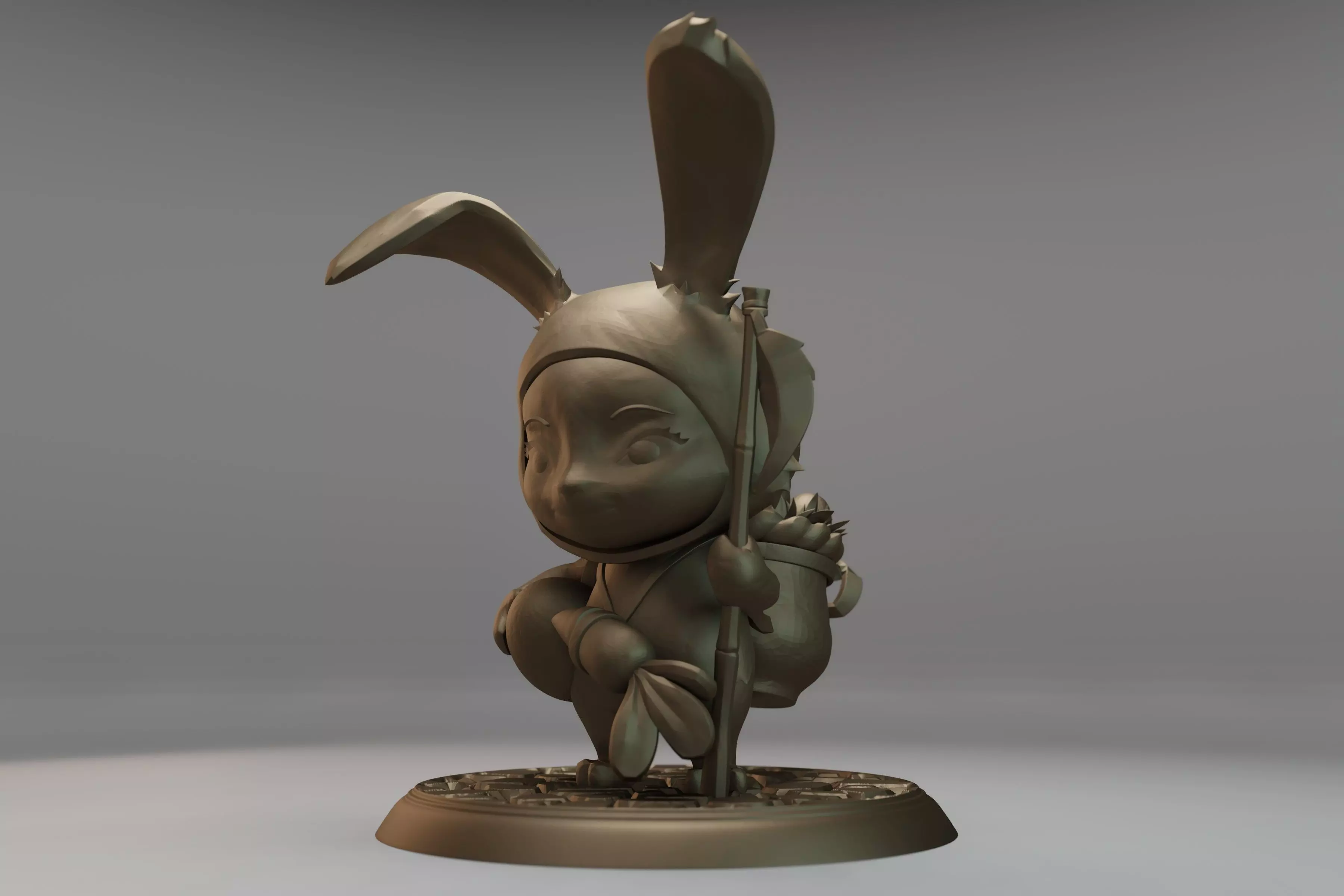 TEEMO COTTONTAIL - LEAGUE OF LEGENDS 3D print model