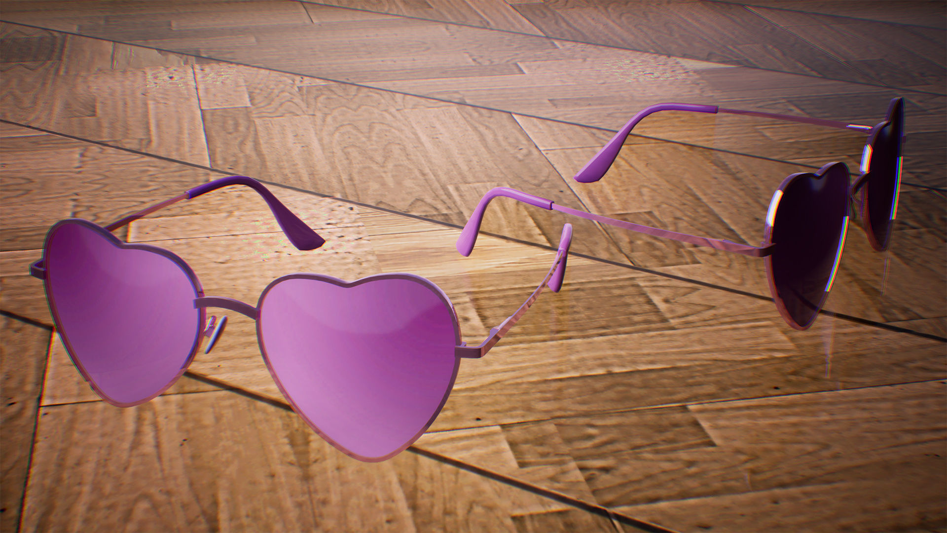 Glasses  10 Assets Low-poly 3D model_8