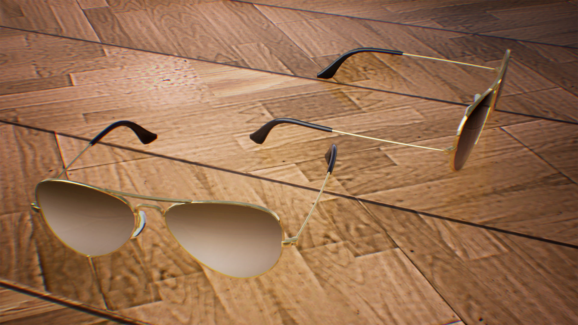 Glasses  10 Assets Low-poly 3D model_5