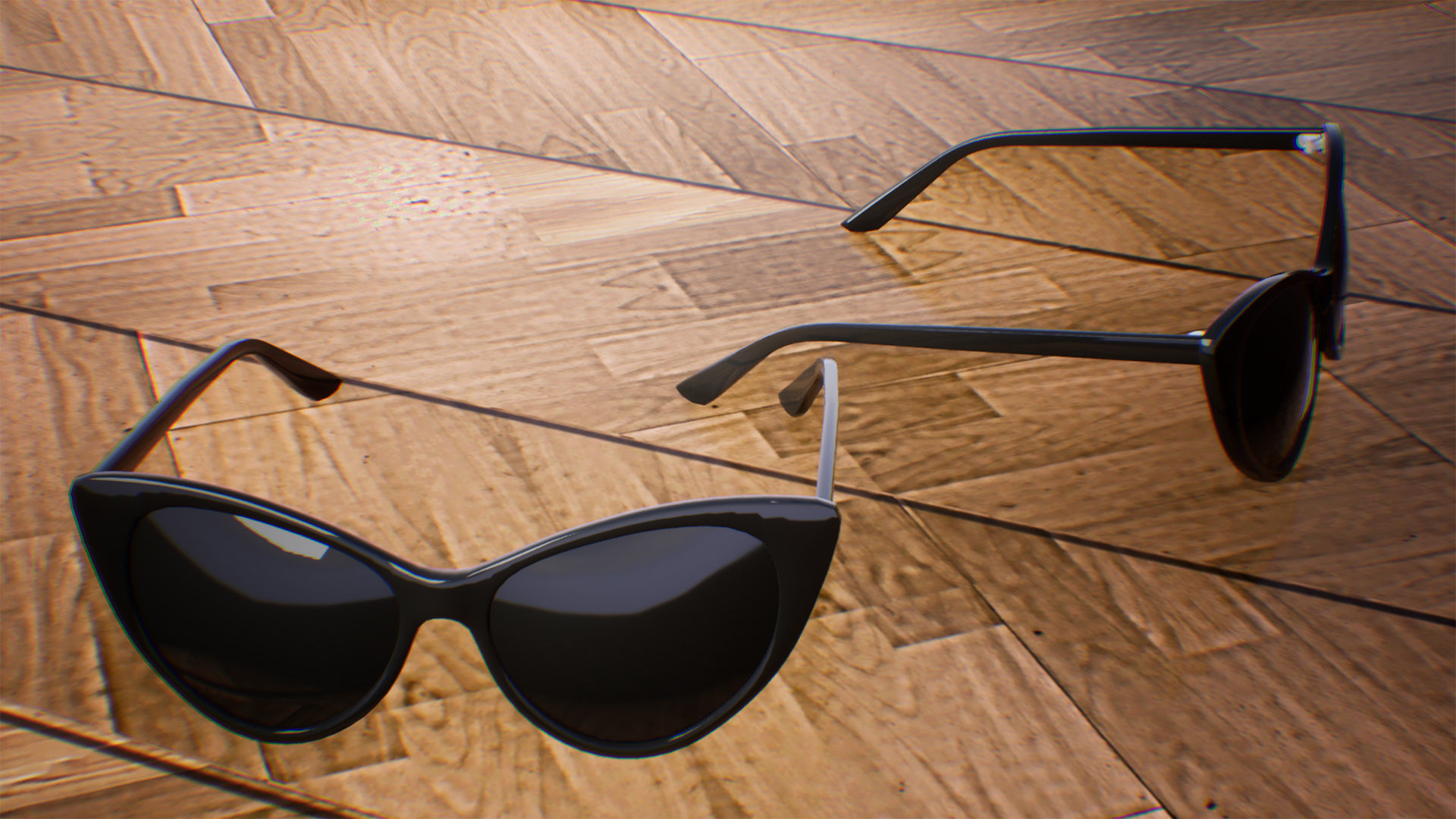 Glasses  10 Assets Low-poly 3D model_4