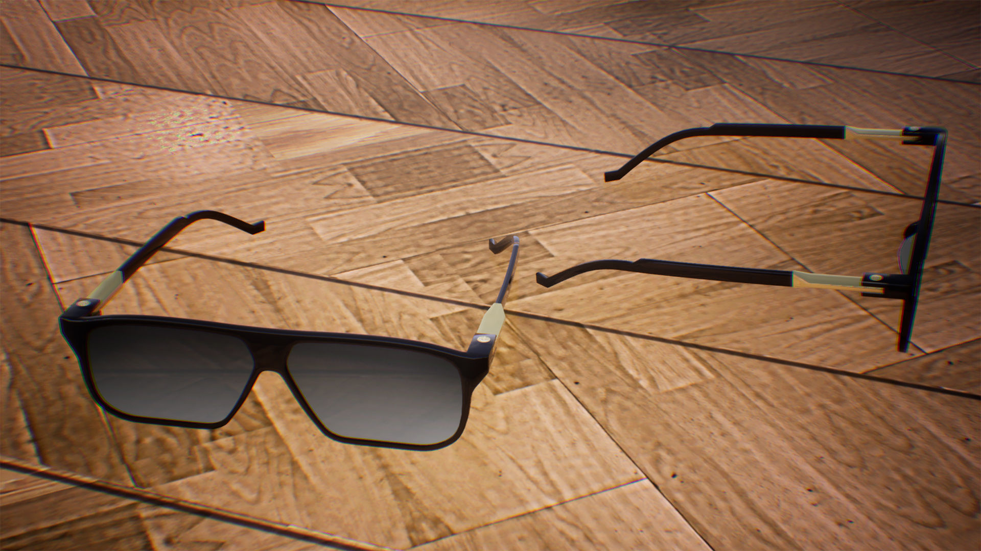 Glasses  10 Assets Low-poly 3D model_3