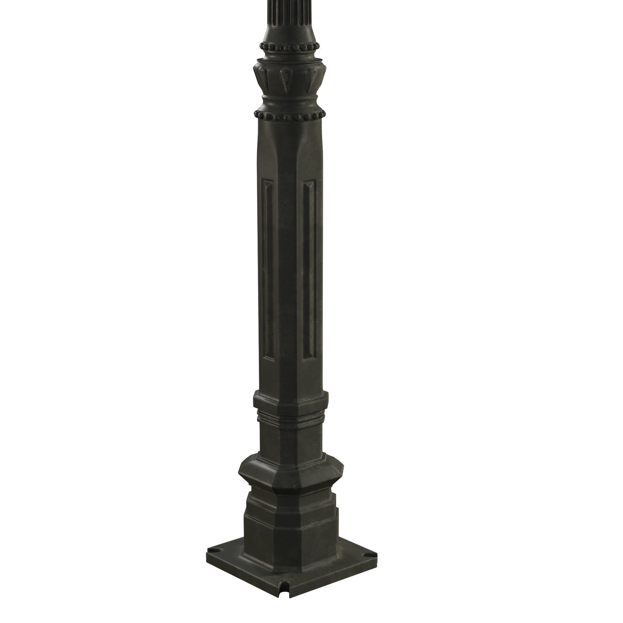 Fontes de Paris Lamppost 3D model_6