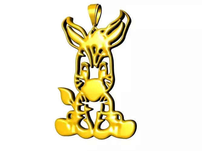 cute zebra pendant
