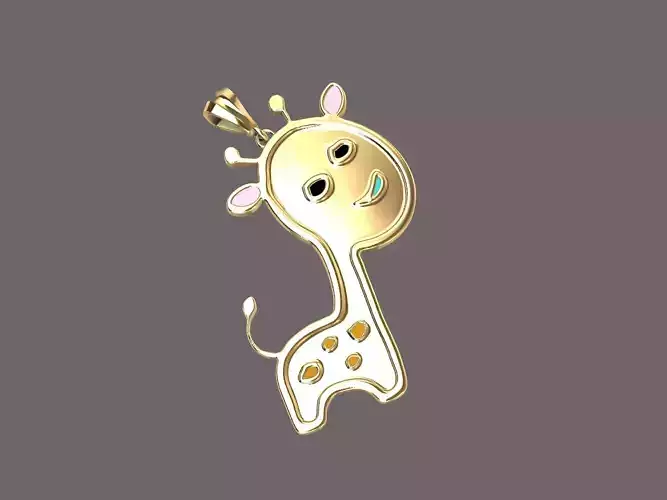 cute giraffe pendant