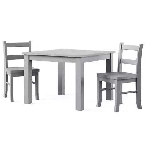 My First Chairs and Table by Pottery Barn Kids 3D model