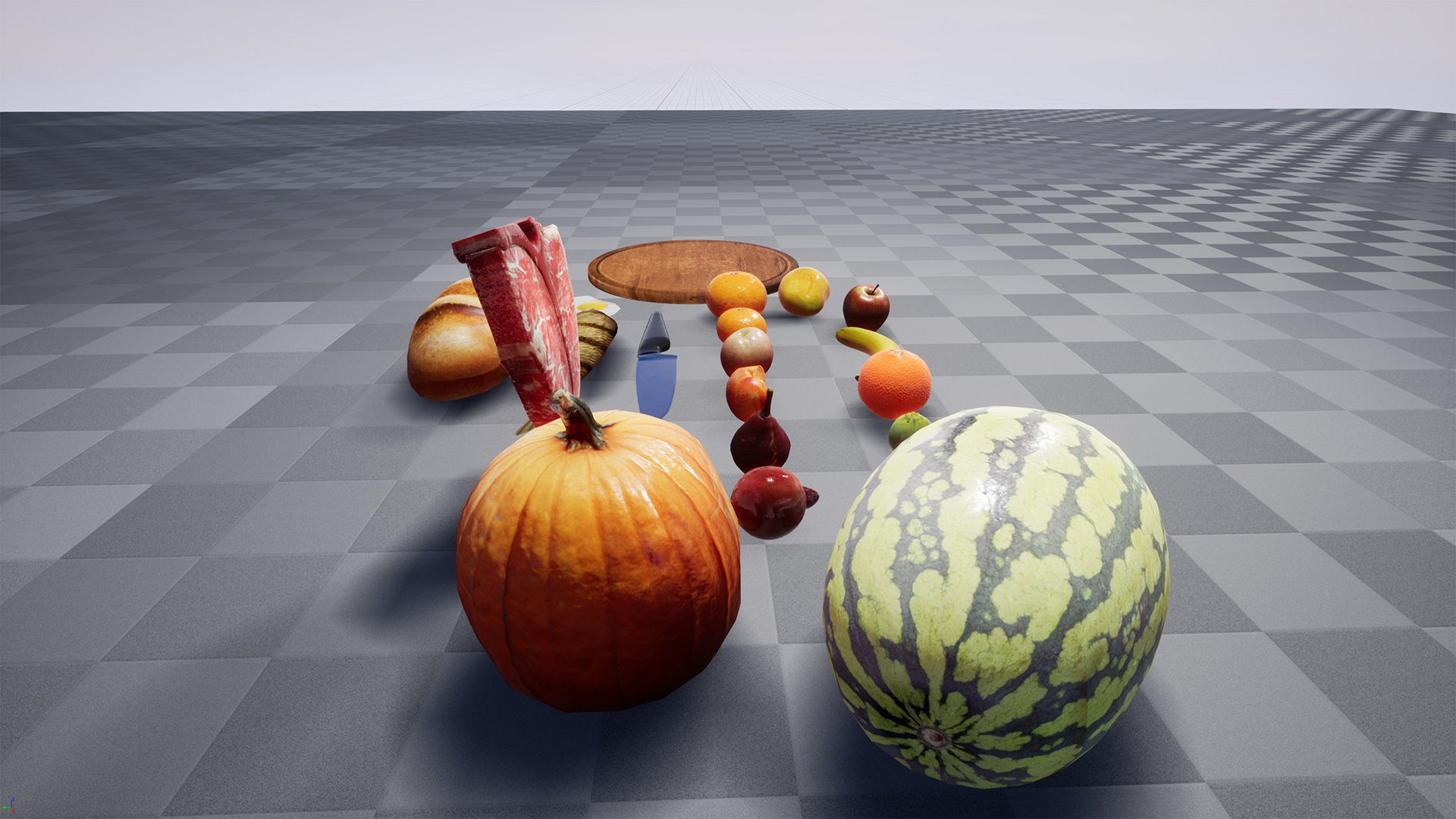 Food Props 40 Variations Low-poly 3D model_14