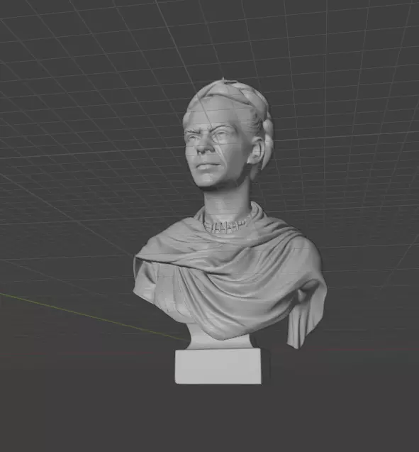 Frida Kahlo 3D print model_29