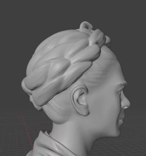 Frida Kahlo 3D print model_18
