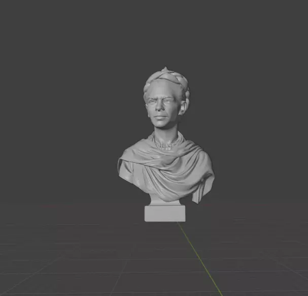 Frida Kahlo 3D print model_27