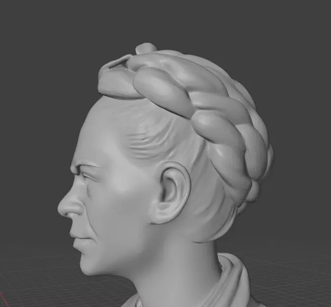 Frida Kahlo 3D print model_17