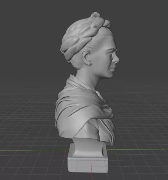 Frida Kahlo 3D print model_9