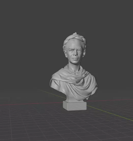 Frida Kahlo 3D print model_26